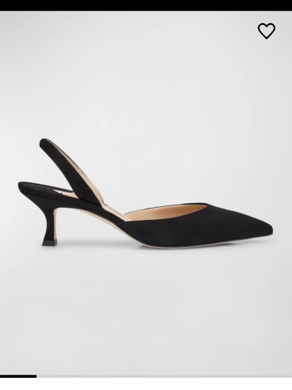 Manolo Blahnik Carlyne kitten heel - black size 40